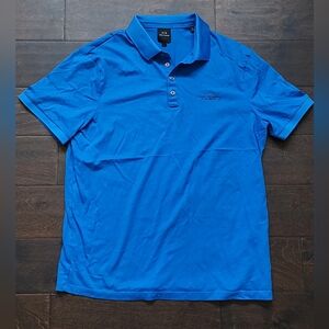 A/X Armani Exchange Vibrant Blue Polo Shirt